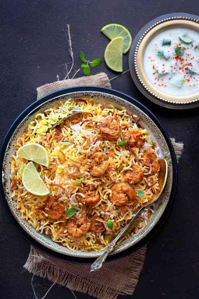 Prawns Biriyani